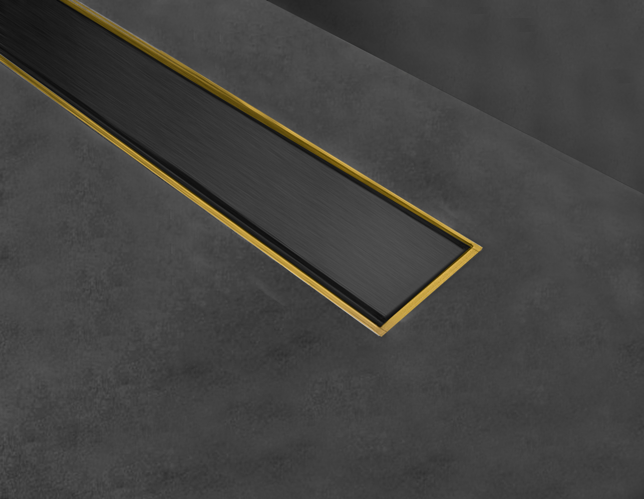 Profilitec_ShowertecLinear_Brushed-Anodized-Graphite + Gold